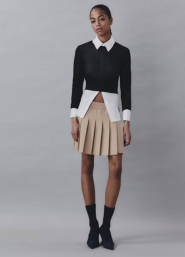 Imagen - Falda de tablas estilo tenis con diseño plisado