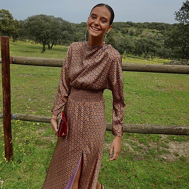 Victoria Federica de Marichalar en la boda de Almeida y Teresa Urquijo. 