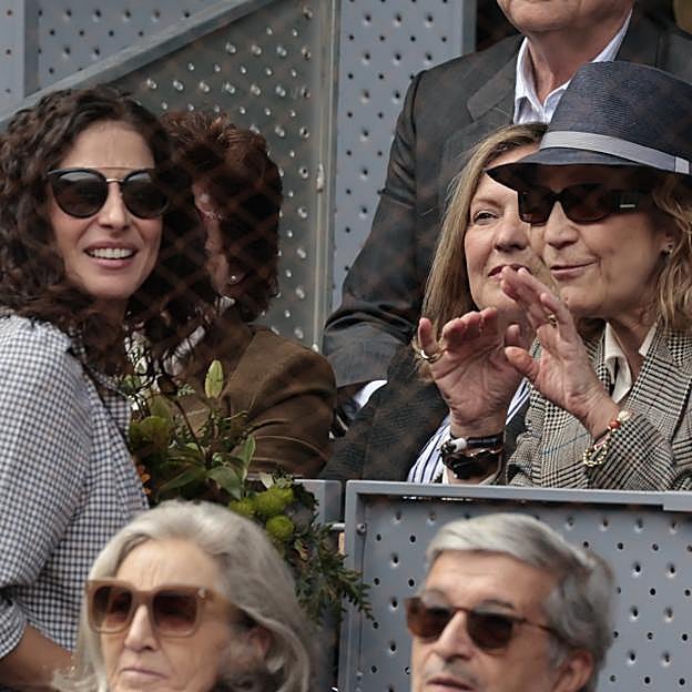Xisca Perelló y la infanta Elena, en el torneo madrileño. 