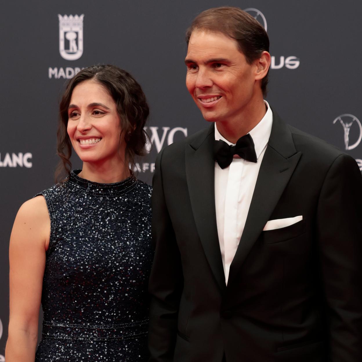 Xisca Perelló y Rafa Nadal, en los Premios Laureus. 