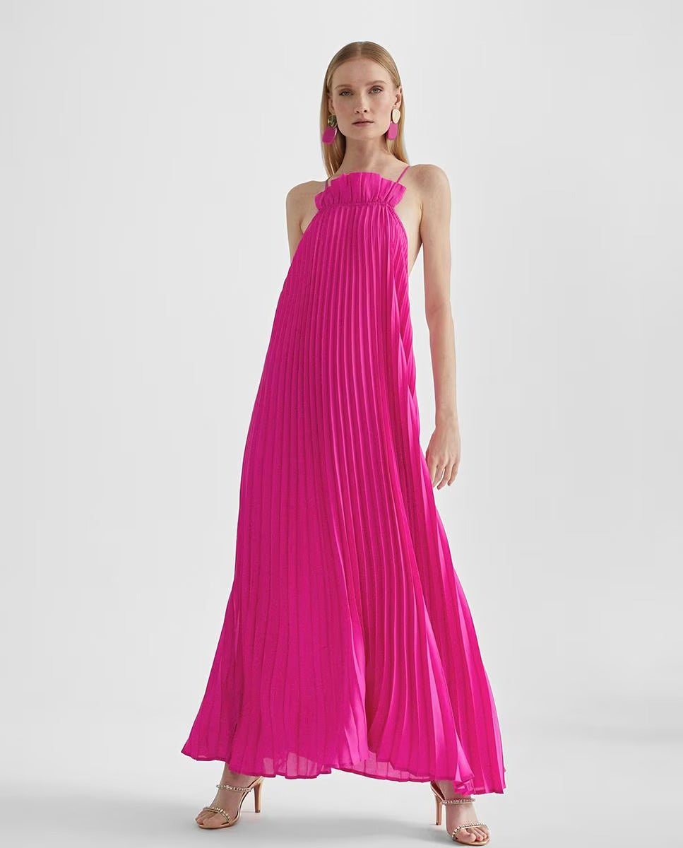 Imagen - Vestido largo plisado de Lola Casademunt, 199 euros.