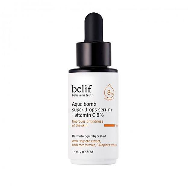 Super Drops Serum Vitamin C 8% de Belif. Precio: 29,99 euros