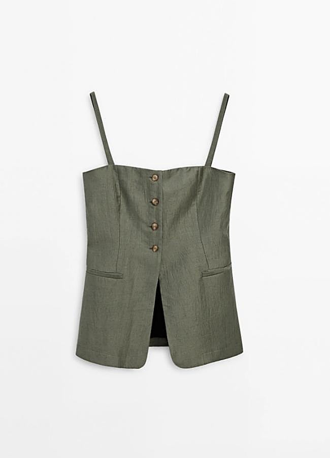 Imagen - Top de lino de Massimo Dutti (MASSIMO DUTTI)