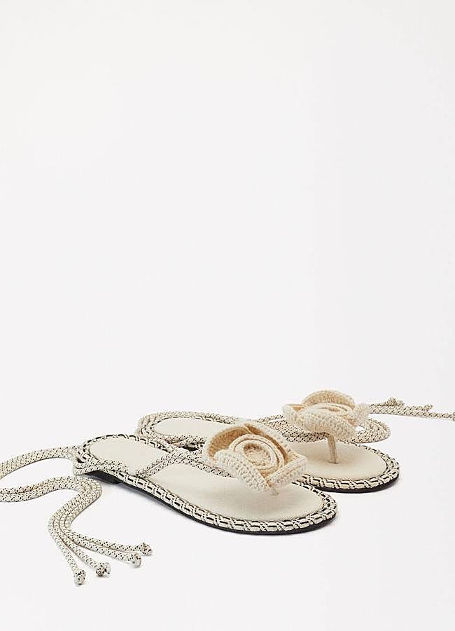 Imagen - Sandalias planas de crochet