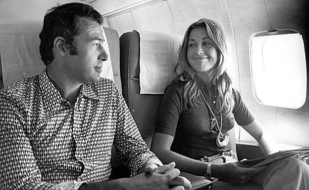 Luis Alfonso de Borbón, Duque de Cádiz y Carmen Martínez-Bordiú en la década de 1970. 