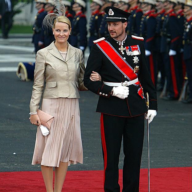 Mette Marit y Haakon de Noruega