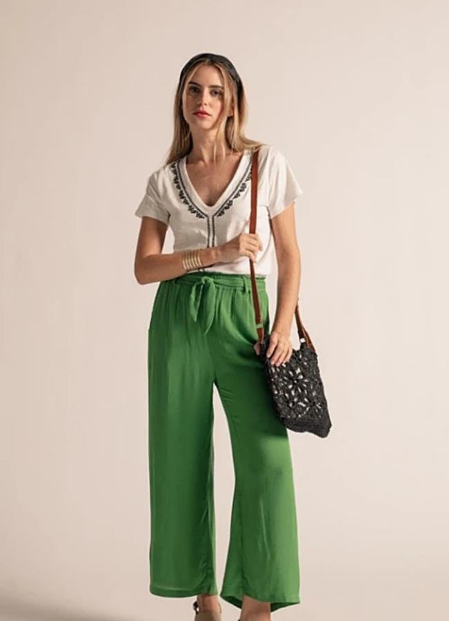 Imagen - Pantalón de color verde de Hug & Clau.