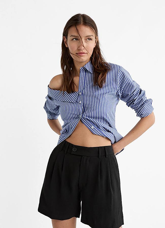 Imagen - Pantalones cortos de vestir color negro