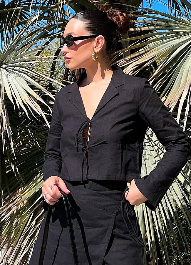 Imagen - Minifalda cruzada