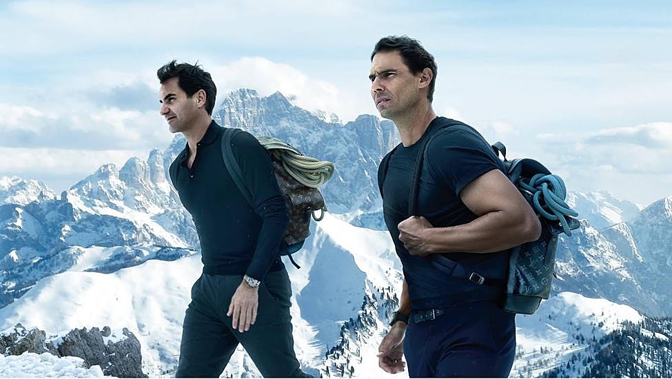 Roger Federer y Rafa Nadal, retratados por Annie Leibovitz para la nueva campaña Core Values de Louis Vuitton.