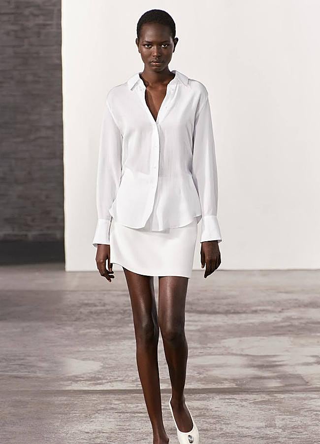 Imagen - Camisa fluida color blanco