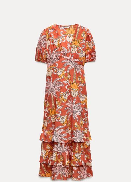 Imagen - Vestido estampado de Zara (49,99 euros)