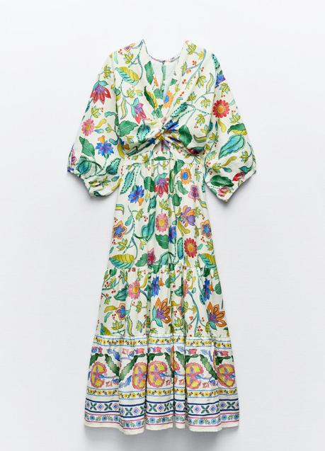 Imagen - Vestido estampado de Zara (49,99 euros)