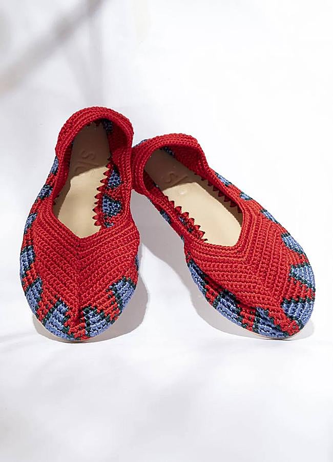 Imagen - Bailarinas de crochet planas