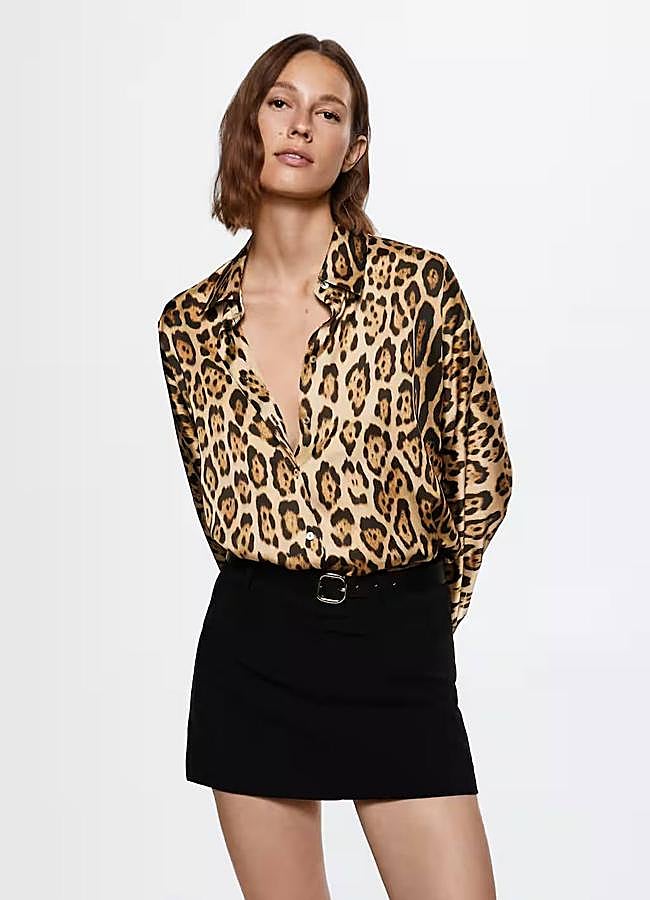 Imagen - Blusa de leopardo satinada