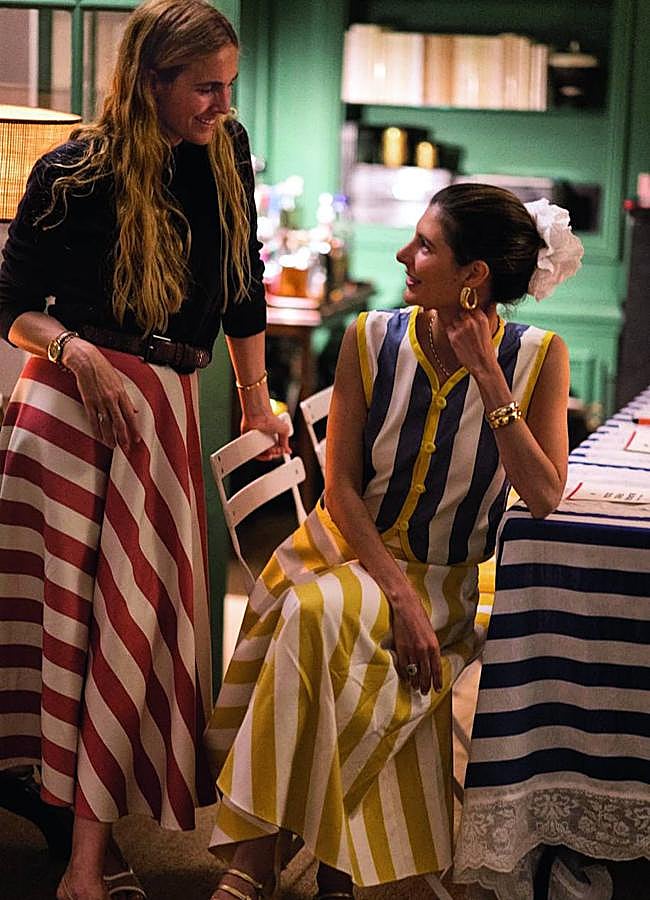 Imagen - Blanca Miró y María de la Orden posan con prendas de su firma.