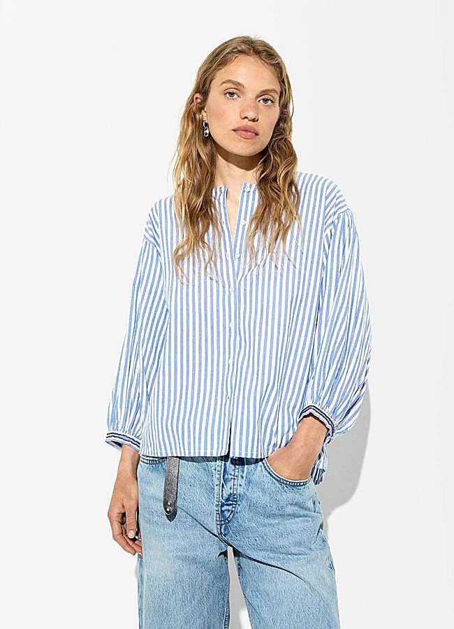 Imagen - Blusa con estampado de rayas