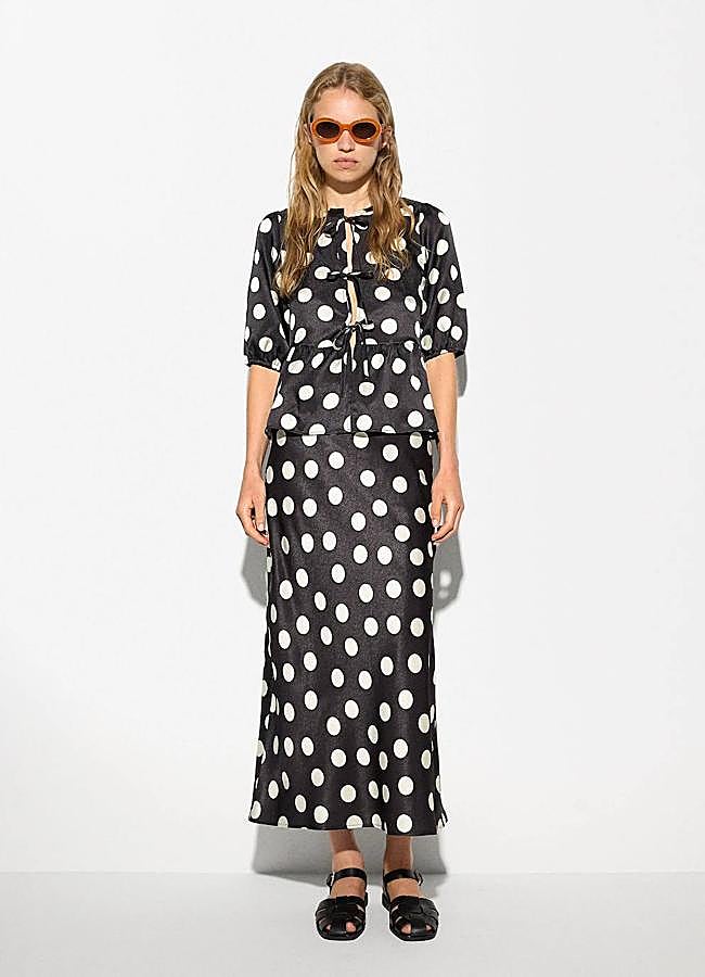 Imagen - Conjunto de lunares en negro y blanco de Parfois