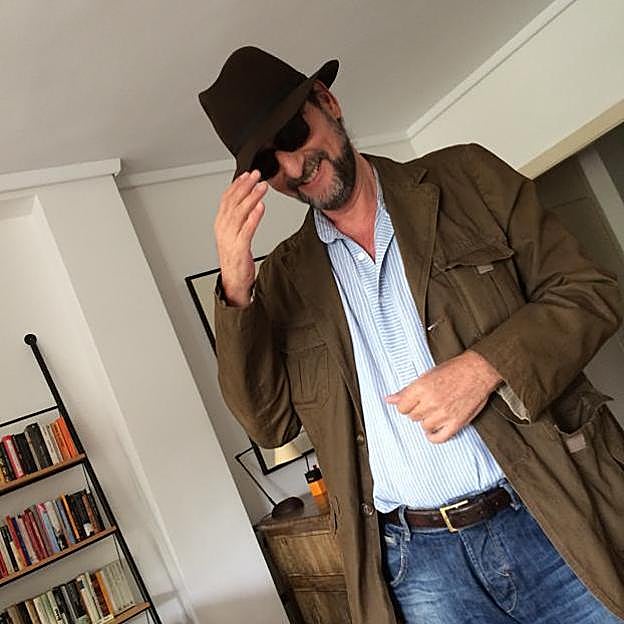 Jose Miguel Fernandez Sastron, en una divertida foto personal. 