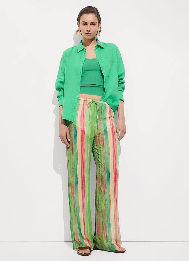 Imagen - Pantalones semitransparentes tie-dye