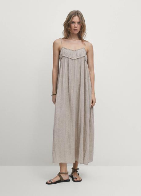 Imagen - Vestido de tirantes de Massimo Dutti (79,95 euros)