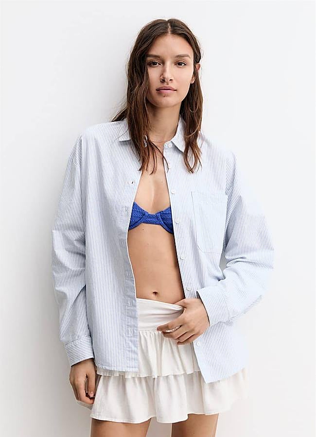 Imagen - Camisa oversize de rayas