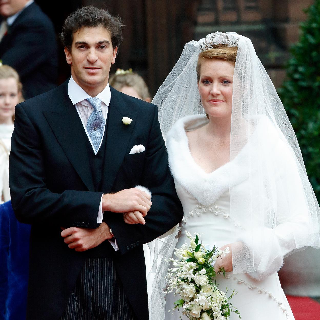 La reina Camilla y Carlos III de Inglaterra durante la cena de gala ofrecida en Versalles. 