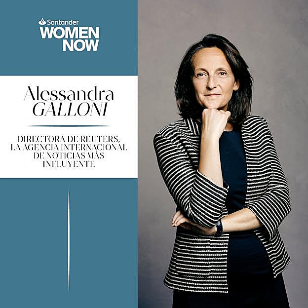 Santander WomenNOW: la directora de la agencia Reuters, Alessandra Galloni, será una de las protagonistas del summit de liderazgo