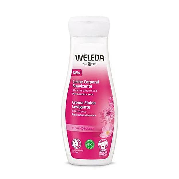 Leche Corporal Suavizante De Rosa Mosqueta de Weleda. Precio: 11,99 euros