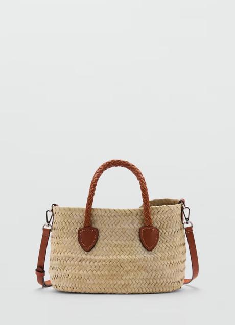Imagen - Bolso de rafia de Mango (69,99 euros)
