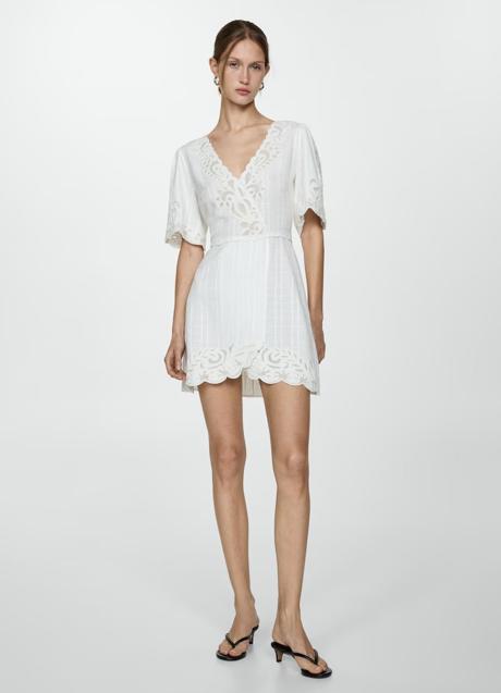 Imagen - Vestido blanco de Mango (79,99 euros)