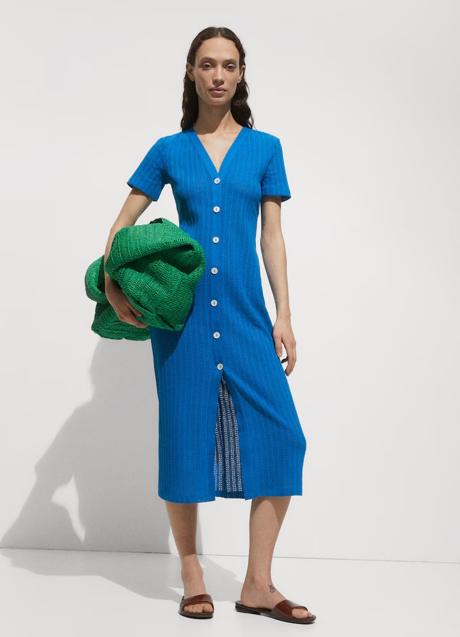 Imagen - Vestido azul de Mango (29,99 euros)