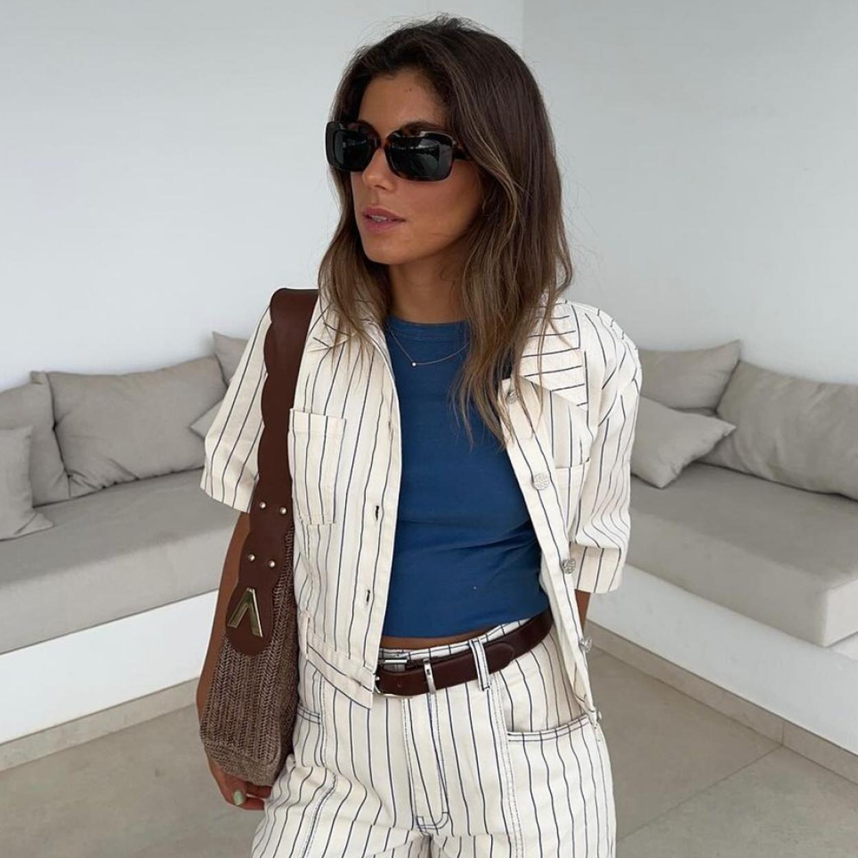 Bolso de rafia para lucir con tus mejores looks de oficina