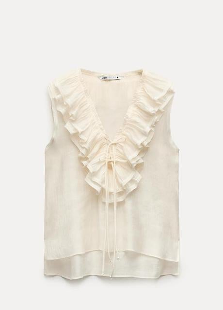 Imagen - Blusa con volantes de Zara (25,99 euros)