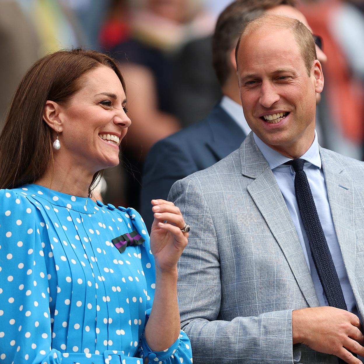 Kate Middleton y el príncipe Guillermo. 