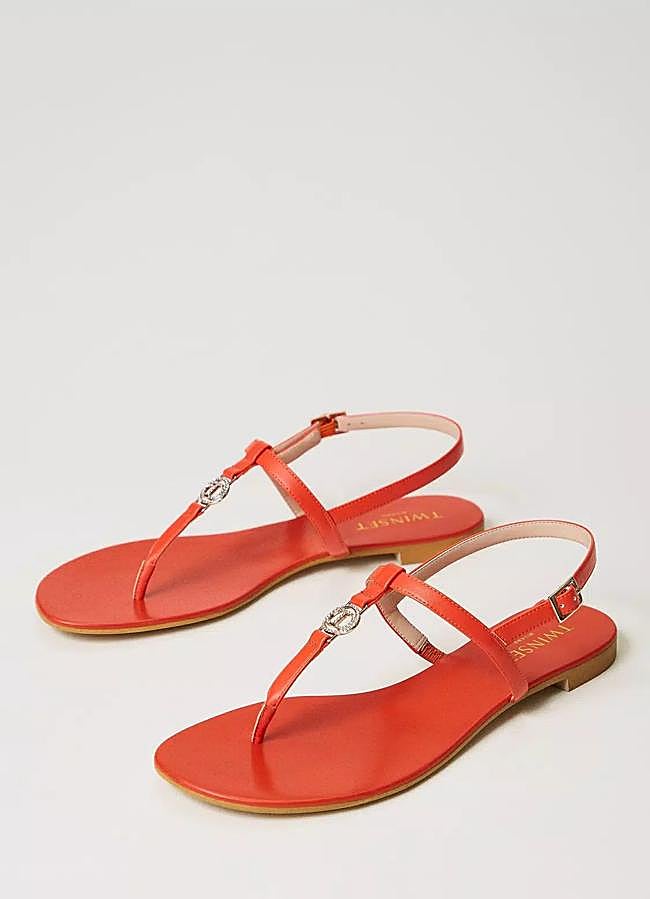 Imagen - Sandalias naranjas de Twinset, 164 euros.