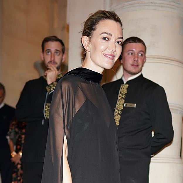 Marta Ortega en un evento en París. 