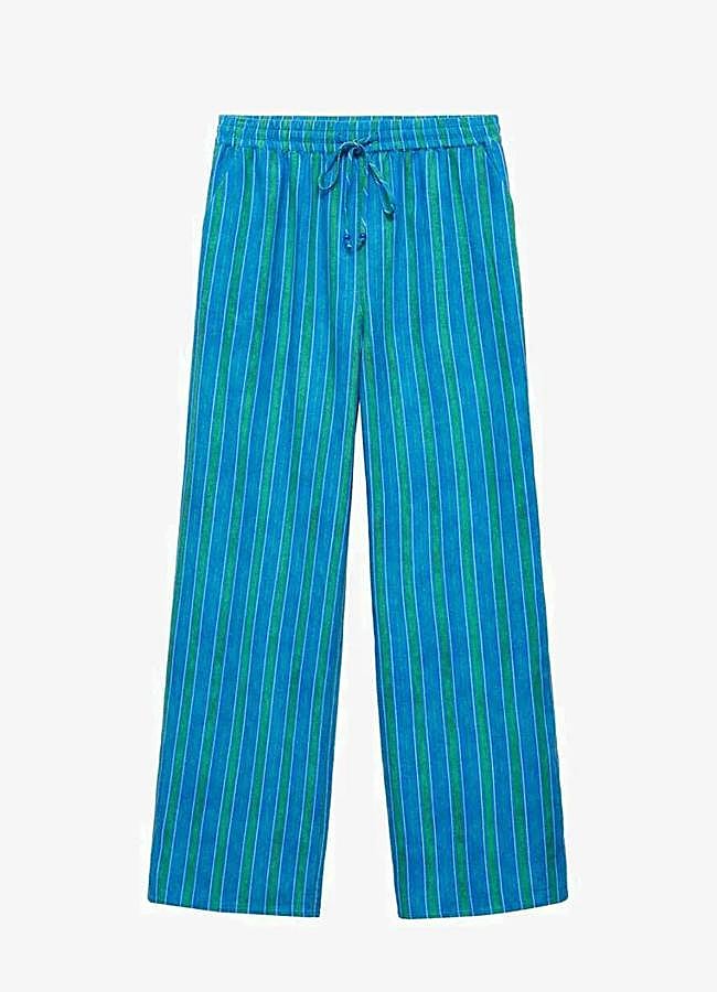 Imagen - Pantalones de rayas de colores de Mango, 29,99 euros.