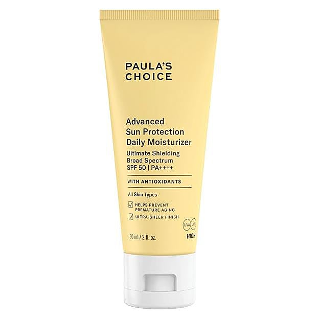 Crema Advanced Sun Protection Daily Moisturizer de Paula's Choice.