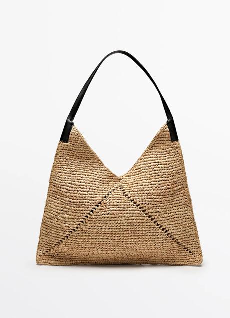 Imagen - Bolso de rafia de Massimo Dutti (129 euros)