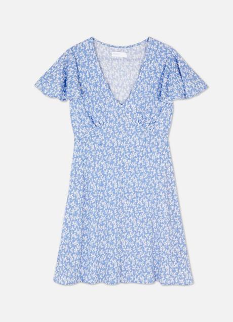Imagen - Vestido azul con estampado de flores de Primark (10 euros)