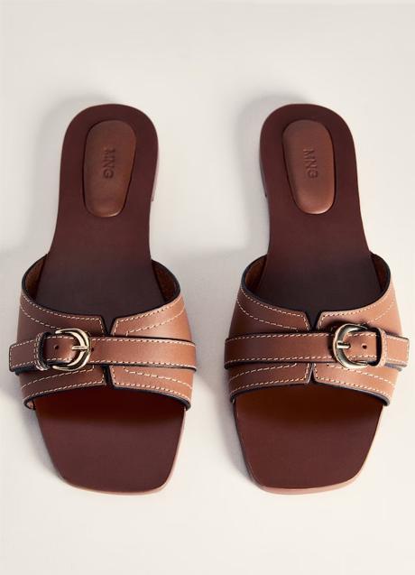 Imagen - Sandalias marrones de Mango (35,99 euros)