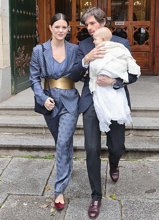 Imagen - Isabelle Junot en el bautizo de su hija Philippa. / GTRES