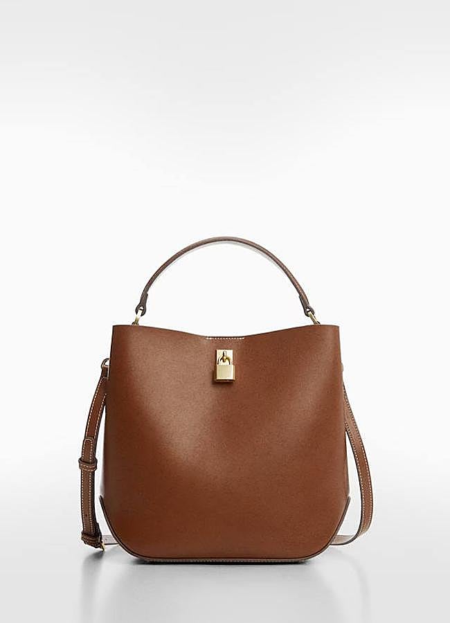 Imagen - Shopper efecto piel marrón