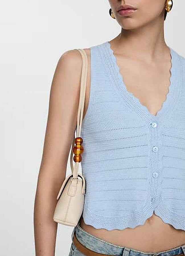 Imagen - Chaleco de punto festoneado