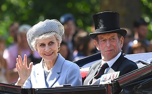 Birgitte, la esposa del príncipe Richard, duque de Gloucester. 