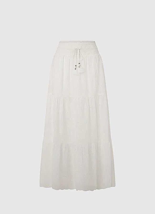 Imagen - Falda larfa con detalles calados de Pepe Jeans (63€)