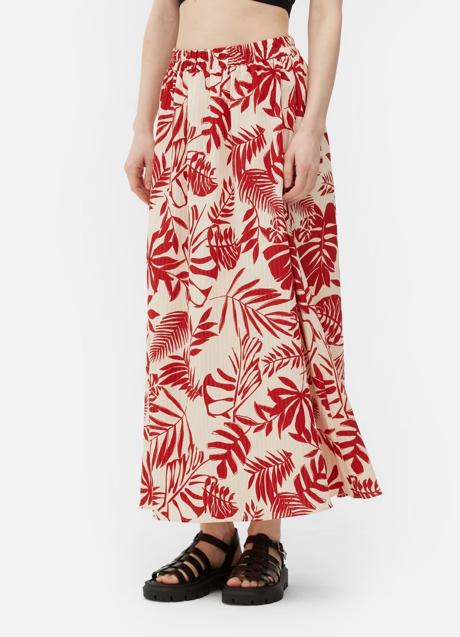 Imagen - Falda con estampado de hojas de Primark (18 euros)