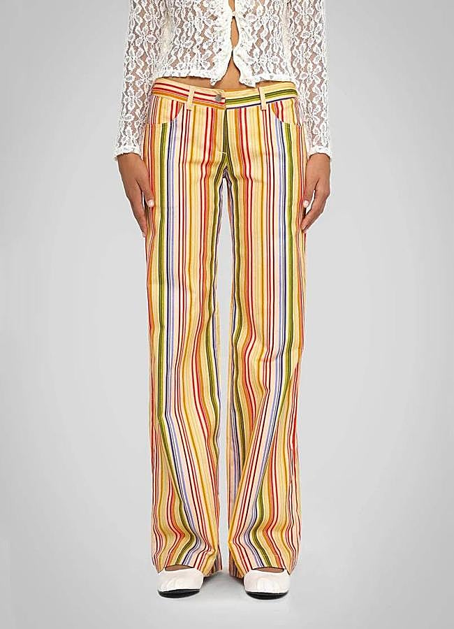 Imagen - Vaqueros con estampado de rayas