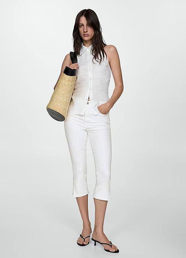 Imagen - Pantalones capri blancos
